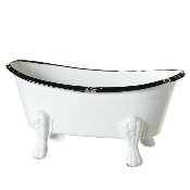 White Bathtub Soap Dish