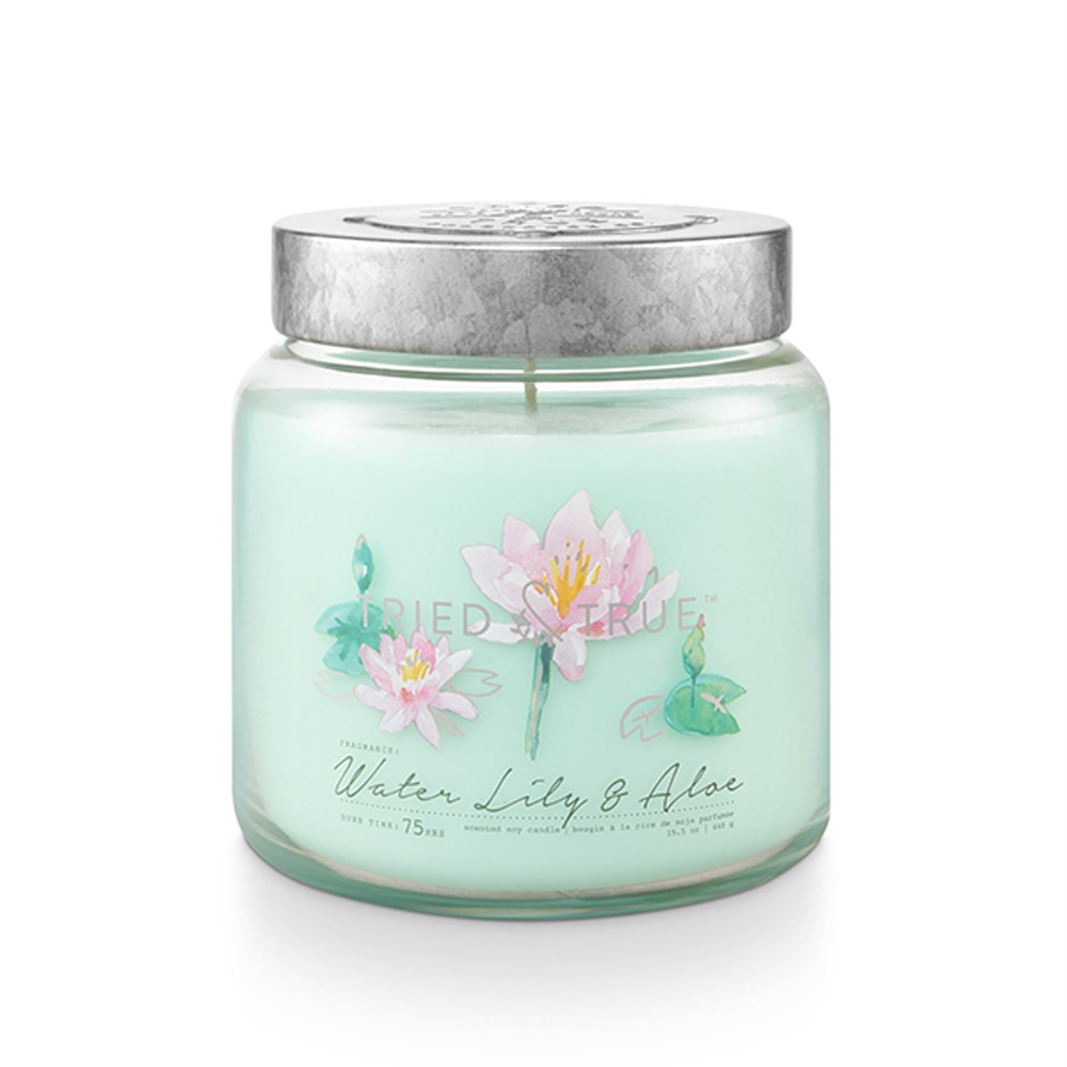 Tried & True Medium Jar Candle: Water Lily & Aloe