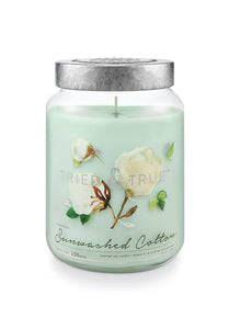 Tried & True Large Jar Candle: Sunwashed Cotton
