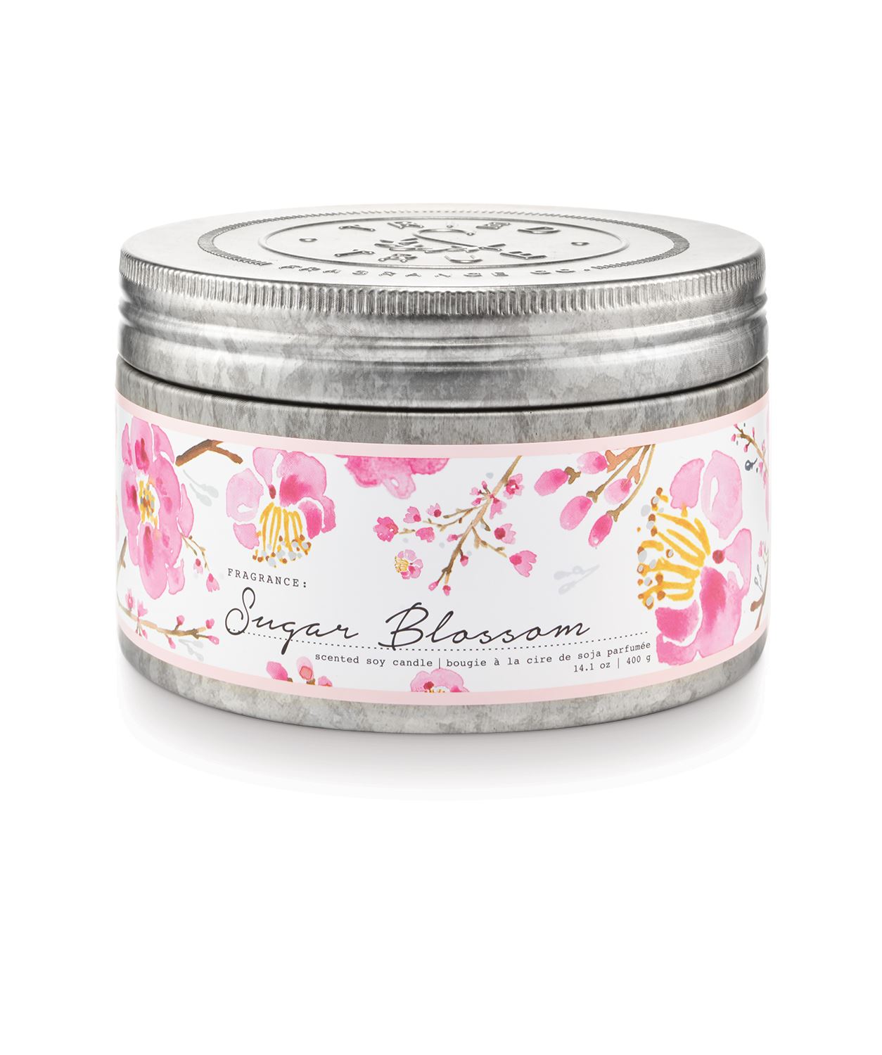 Tried & True Large Tin Candle: Sugar Blossom