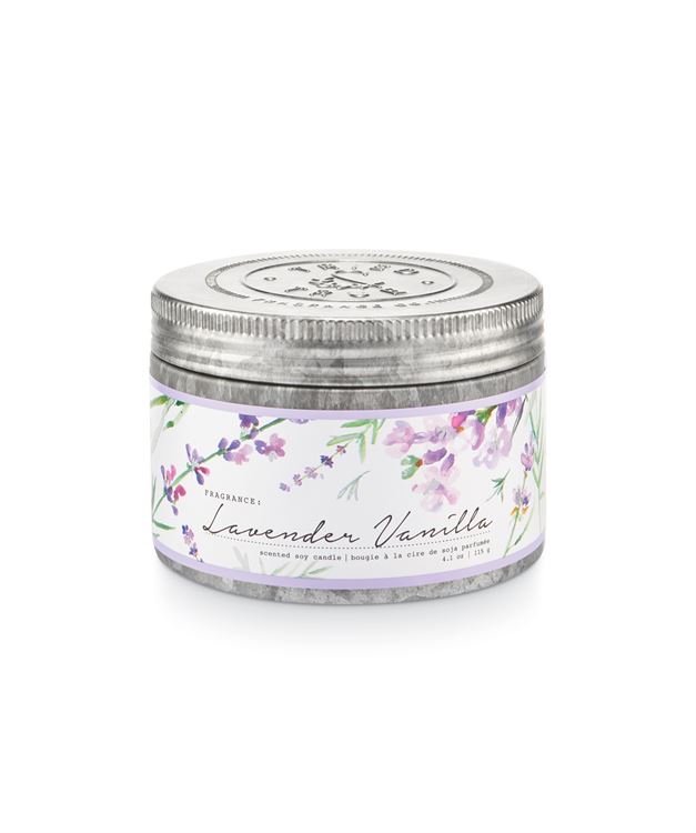 Tried & True Small Tin Candle: Lavender Vanilla