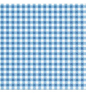 Lunch Paper Napkin: Vichy Blue