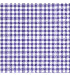 Lunch Paper Napkin: Vichy Lavender