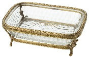 Gold Rectangle Soap Dish