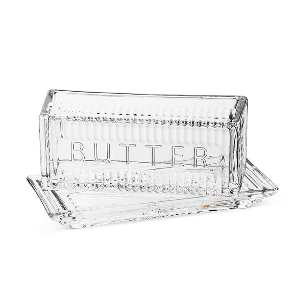Depression Glass Butter Dish