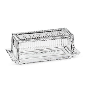 Depression Glass Butter Dish