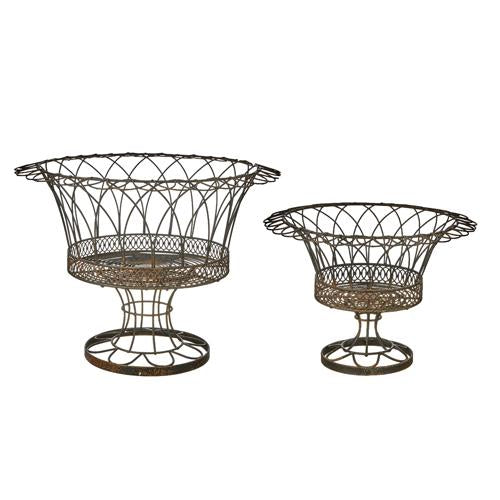 Assorted French Wire Planter, INDIVIDUALLY SOLD