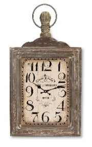 Wooden Pocket Watch Clock