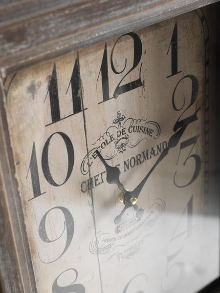 Wooden Pocket Watch Clock