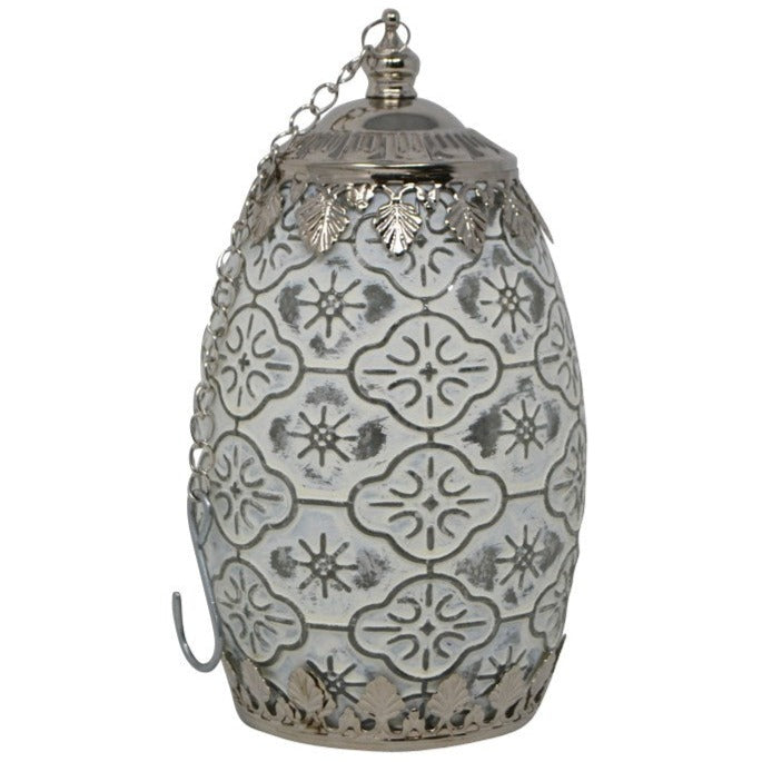 Antiqued White Lantern LED