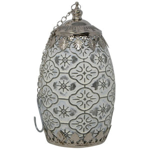 Antiqued White Lantern LED