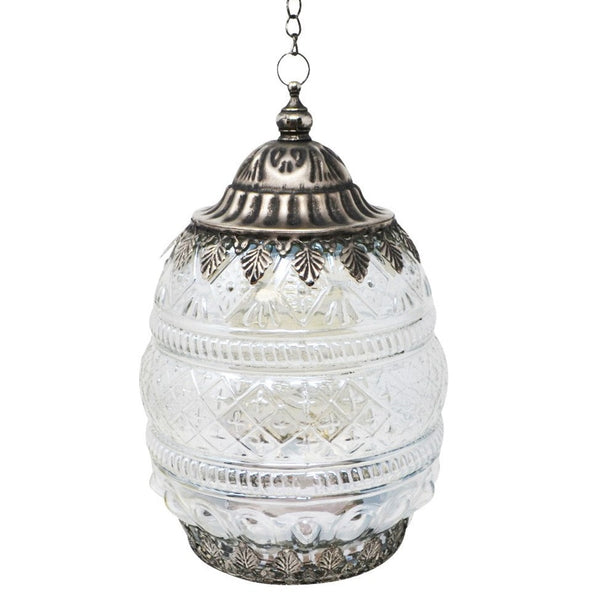 Iridescent Clear Lantern LED
