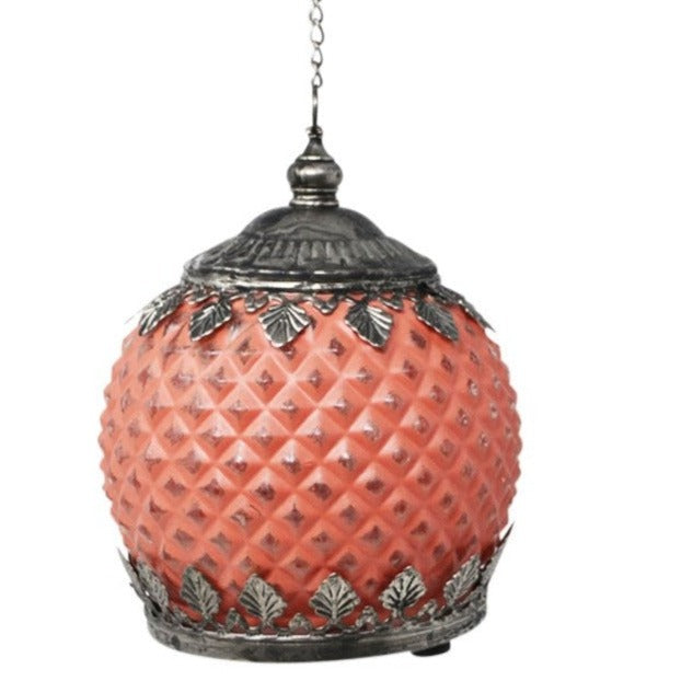 Antiqued Coral Lantern LED