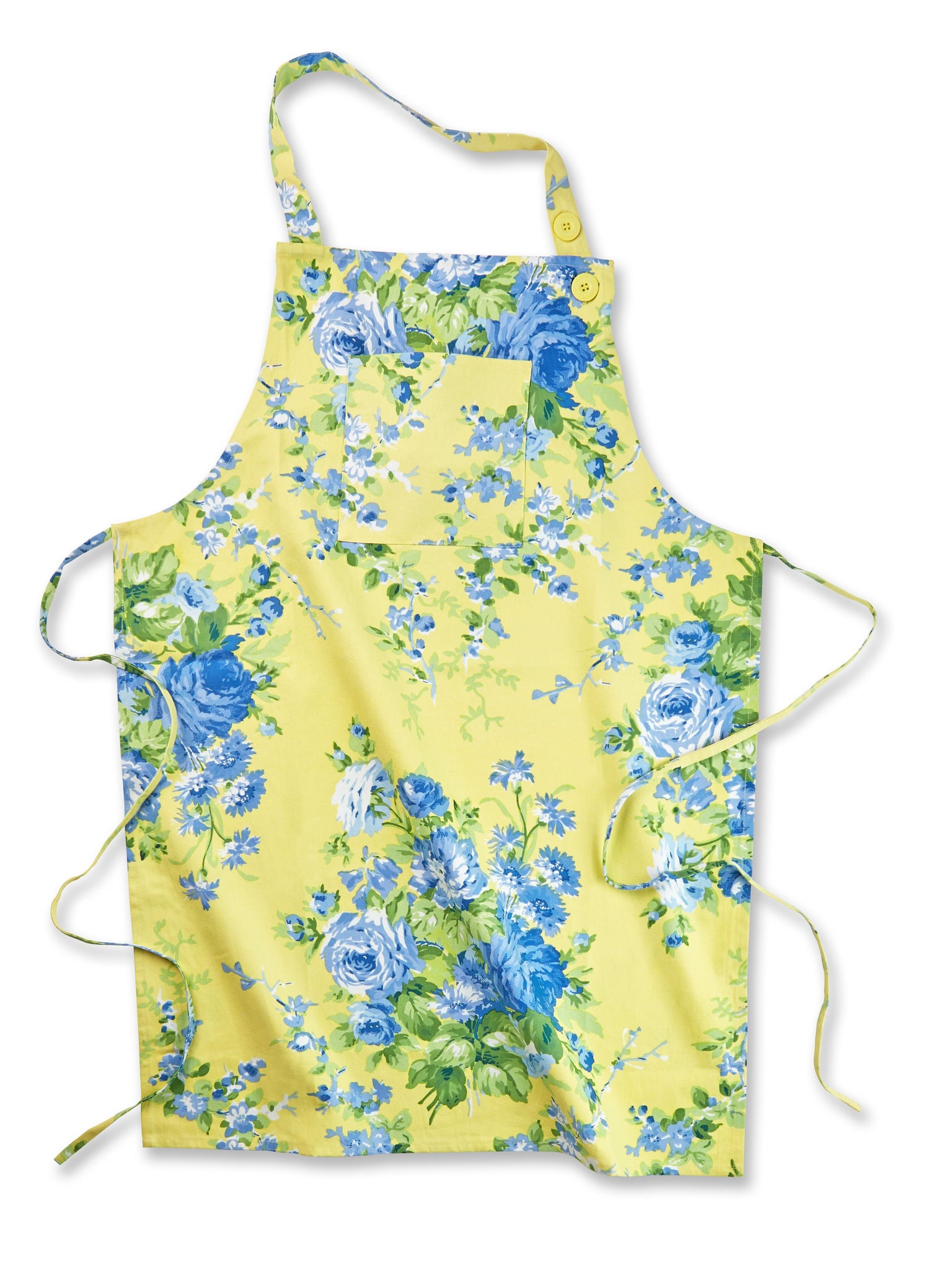 April Cornell Cottage Rose Apron, Lemon