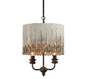 Grey 2 Light Chandelier