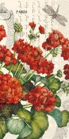Hostess Paper Napkin: Geranium