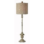 Grey Buffet Table Lamp