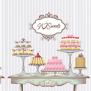 Luncheon Paper Napkin: Cupcakes