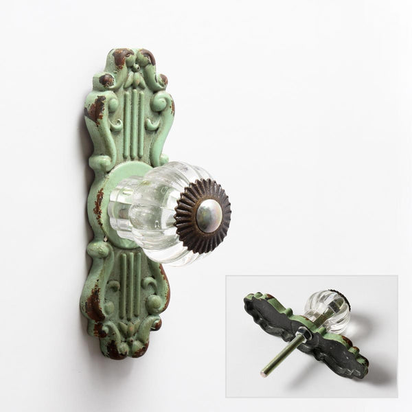 Green Metal Drawer Knob