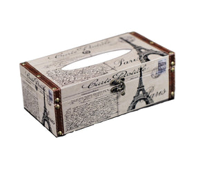 Paris Letters Kleenex Box
