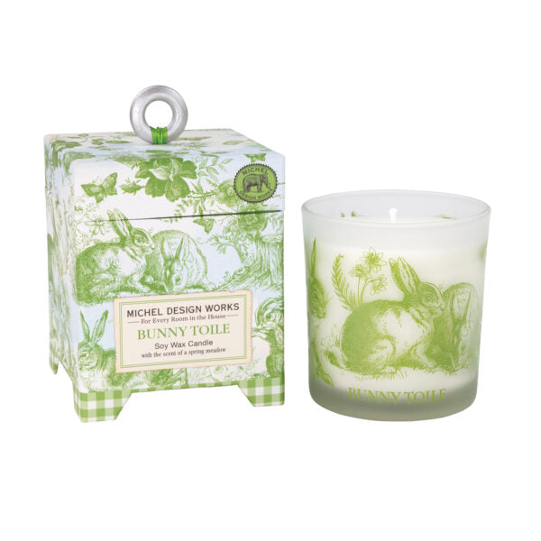 Bunny Toile Soy Candle