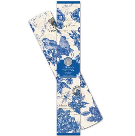 Indigo Cotton Scented Drawer Liner