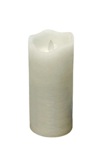 3" X 8" Pillar Flameless Candle: Ivory