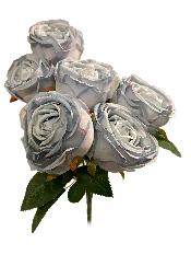 16" Blue Rose Bouquet