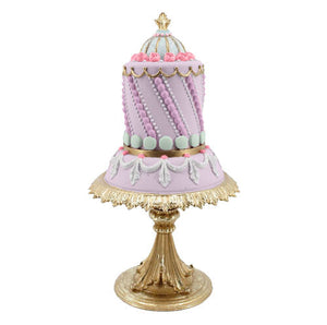 Purple Cake Figurine