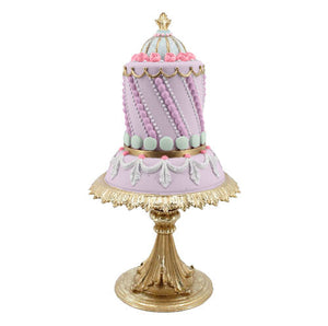 Purple Cake Figurine