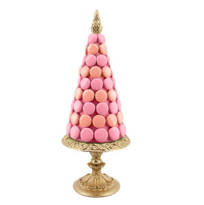 Pink And Orange Macaron Tree Figurine