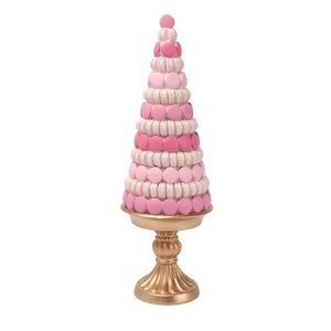 Pink Macaron Tree Figurine