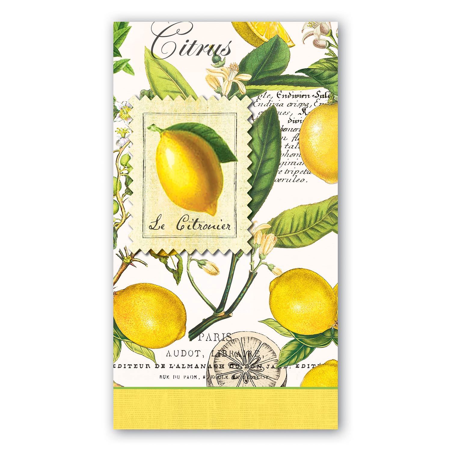 Hostess Paper Napkin: Lemon Basil