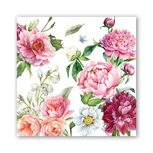 Luncheon Paper Napkin: Blush Peony