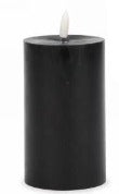 3" X 5" Pillar Flameless Candle: Black