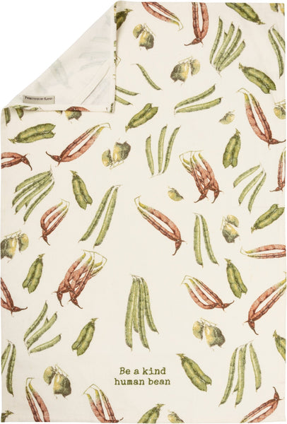 Be A Kind Human Bean Tea Towel