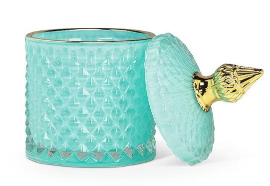 Turquoise Jar With Lid