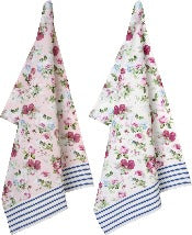 Assorted Flower Tea Towel, INDIVIDUALLY SOLD