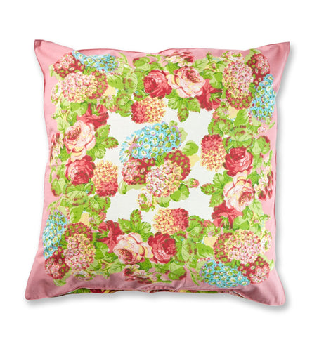 April Cornell Spring Gathering Pillow - Coral