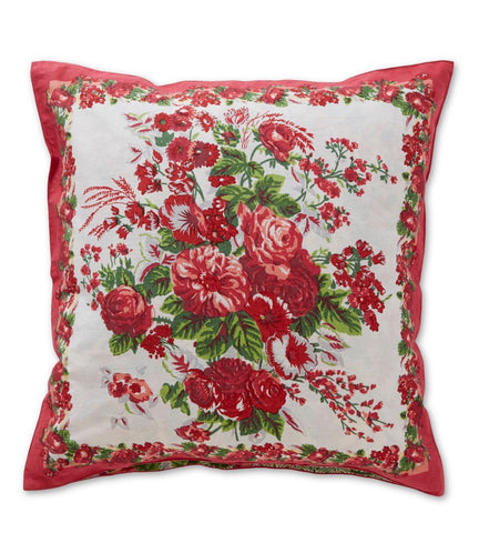 April Cornell Marion Pillow - Red