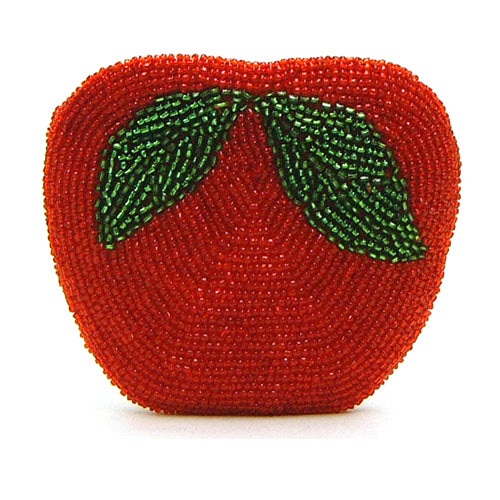 Apple Beaded Wallet