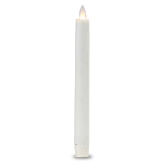 1" X 8" Taper Flameless Candle: Cream