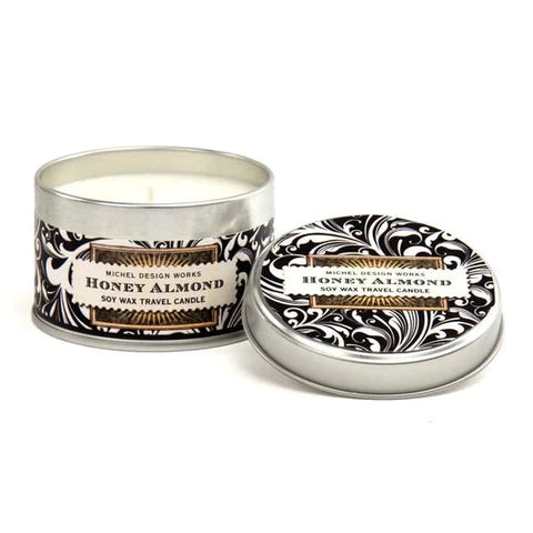 Honey Almond Travel Soy Candle