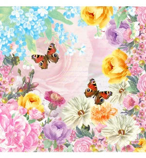 Cocktail Paper Napkin: Butterfly Charm