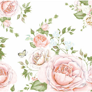 Dinner Paper Napkin: Rose Glory