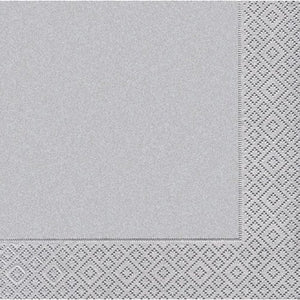 Cocktail Paper Napkin: Silver