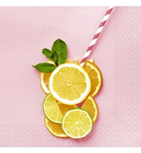 Lunch Paper Napkin: Lemonade