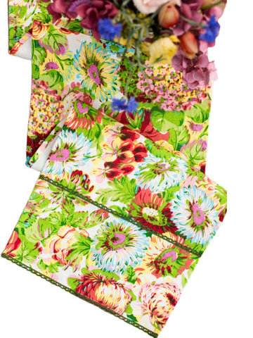 April Cornel Spring Gathering Coral Runner