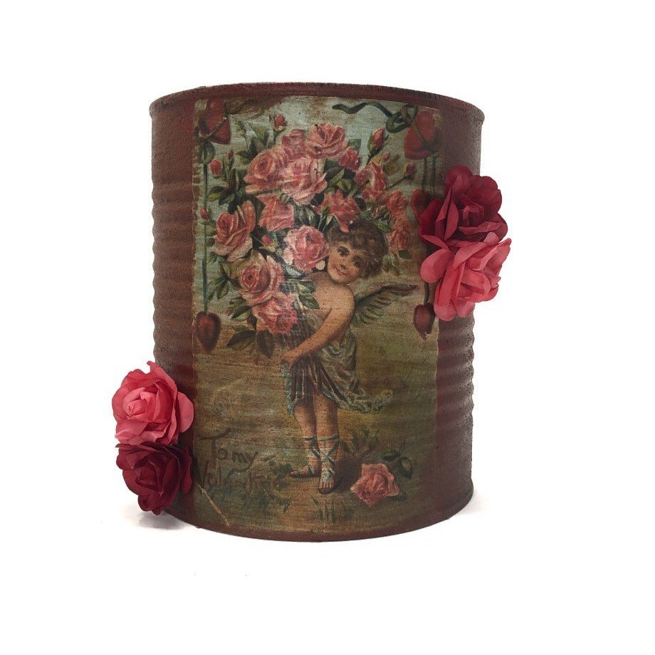 Valentine's Postcard Tin: Bouquet