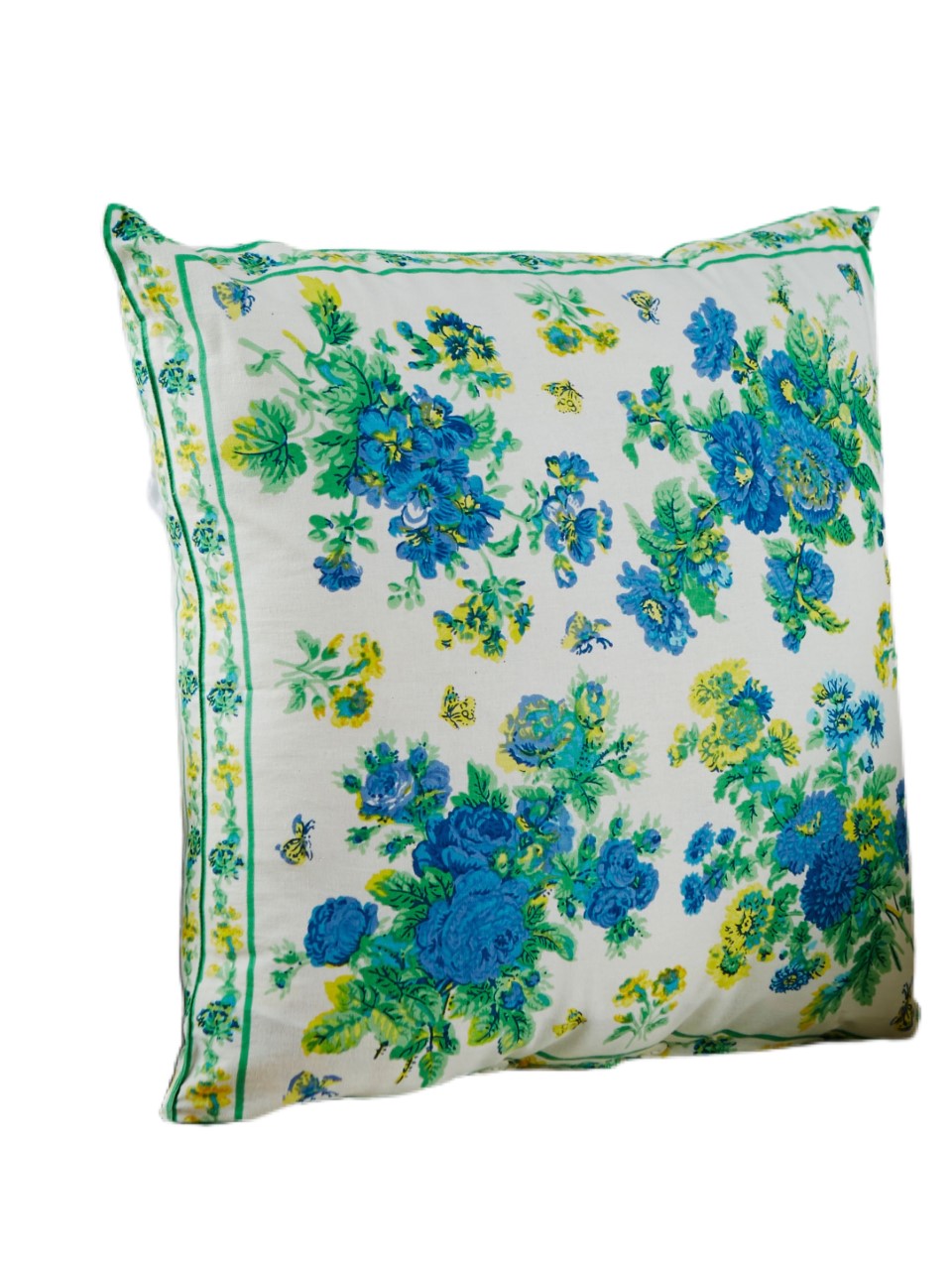 April Cornell Artist's Garden Pillow, Blue